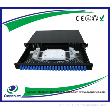 FO Patch Panel SC Type 24Port 19'' 1U Rack Mounted